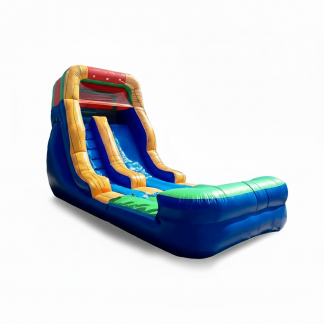 Water Slide Multicolor 13ft rental,party rentals Lodi, CA, inflatable water slide Lodi, CA, backyard water slide rental, summer party rental Lodi, kids water slide Lodi, event rentals Lodi, CA, bounce house with slide Lodi, CA, JLO's Party Rentals water slide